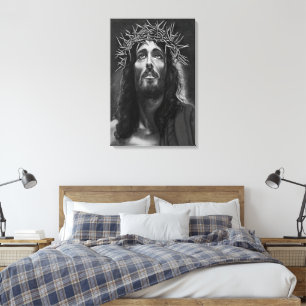 Canvas de Jesus B&W