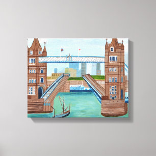 Canvas de Londres da ponte da torre