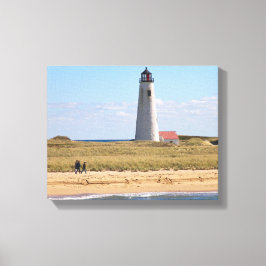 Canvas de MÃES de Nantucket do farol de ponto de e