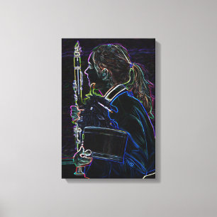 Canvas de marcha do Clarinetist