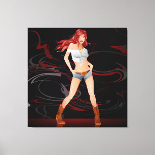 Canvas de Modelo Daisy Dukes