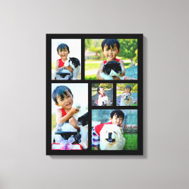 Canvas de Mosaico de Colagem de Fotografias Person