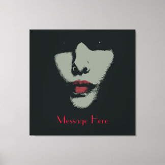 Canvas de Mulher Misteriosa