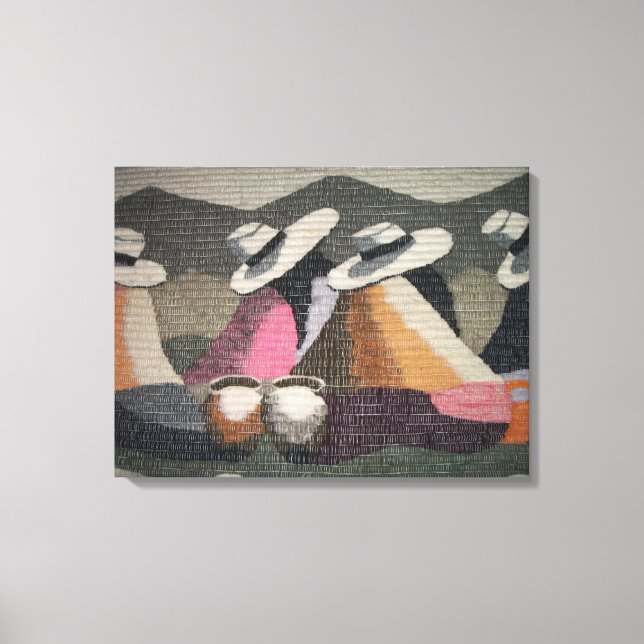 Canvas de Muro das Raparigas do Peru (Frente)