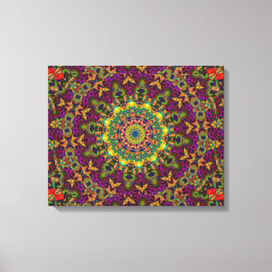 Canvas de Muro do Caleidoscópio Oriental