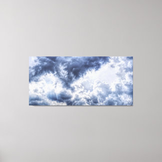 Canvas de nuvens de tempestade