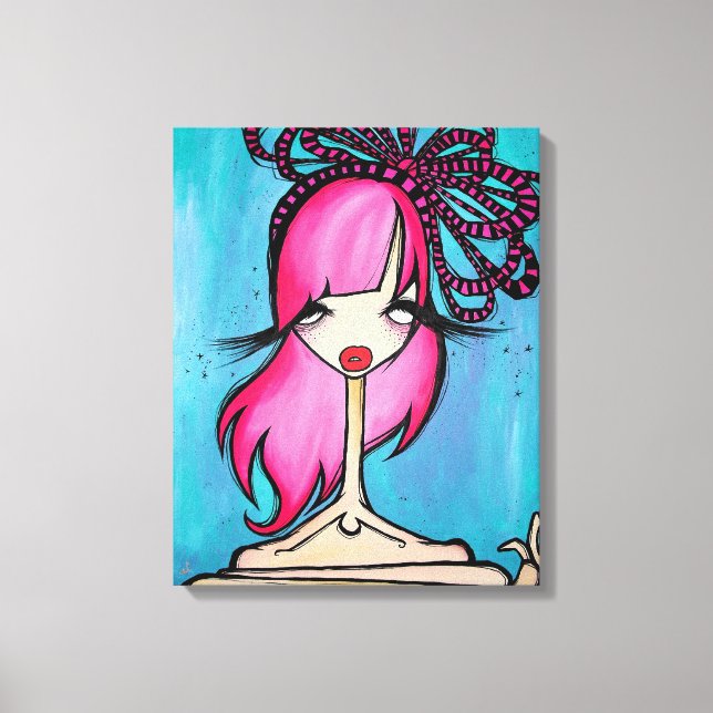 canvas de "olhos Bonito", 16x20 (Frente)
