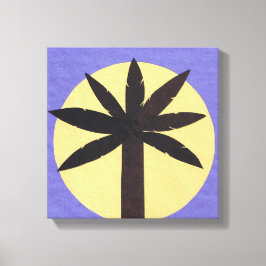 Canvas de Palmetto Silhuetted
