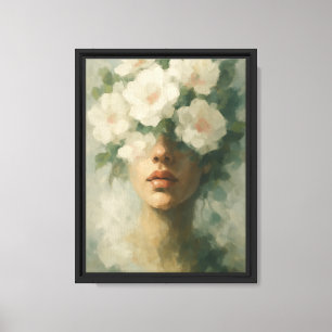 Canvas de parede com face plural