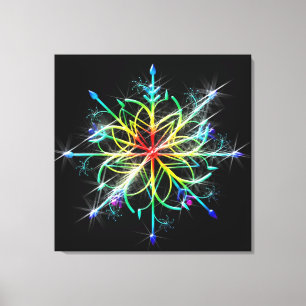 Canvas de Parede Estrelas Colorido