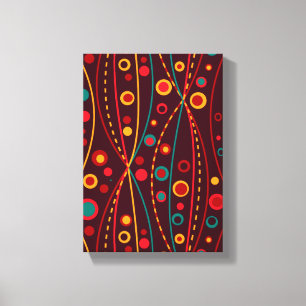 Canvas de Partículas Vermelhas