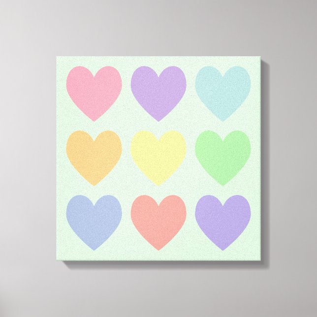 Canvas de Pastel Hearts (Frente)