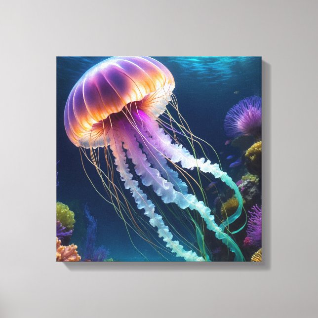 Canvas de peixe gelado (Frente)