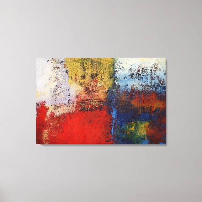 Canvas de pintura Abstrato moderna - 2 Canvas (Frente)