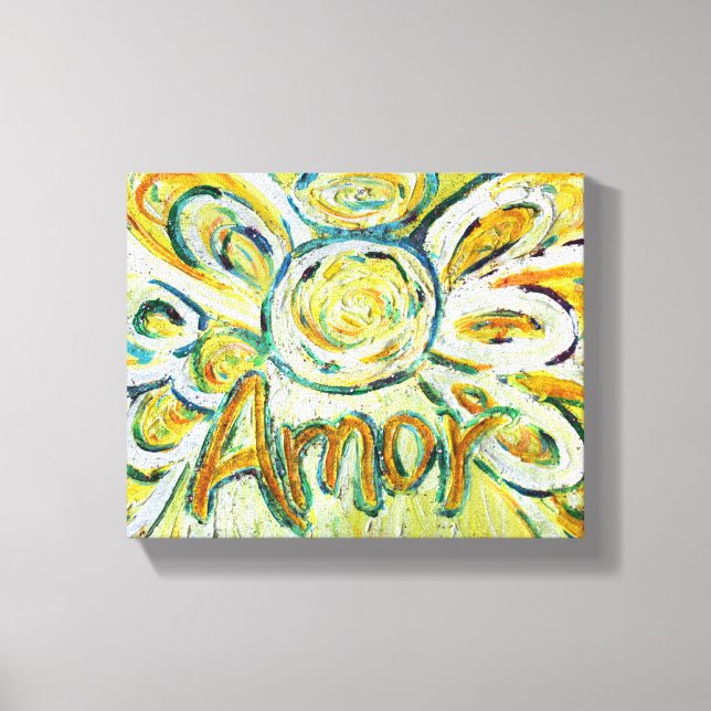 Canvas de pintura de Angel Word (Frente)