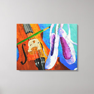 Canvas de Pointe 11x14 da pintura do jogo pelo