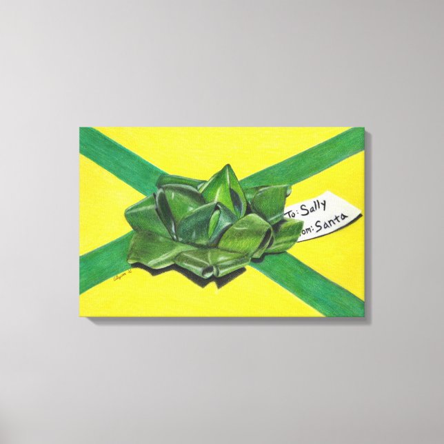 Canvas de presentes de Natal (Frente)