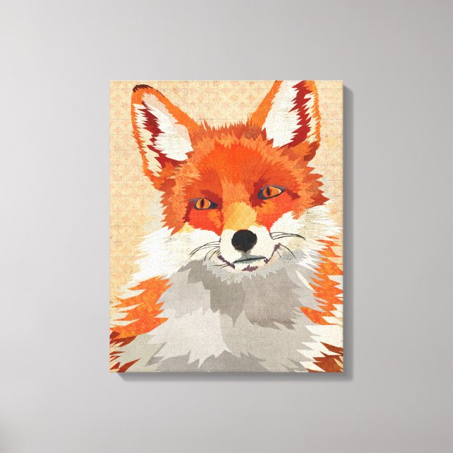 Canvas de Raposa Vermelha (Frente)