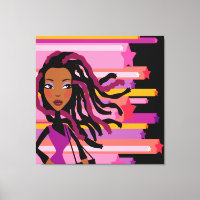 Canvas de Rasta Divertida