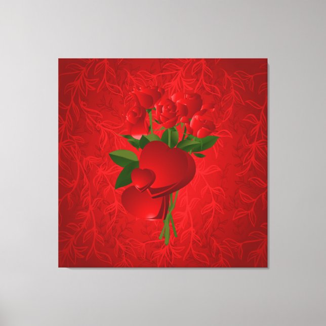 Canvas de Rosas sublimes (Frente)