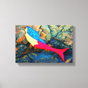 canvas de sereia submarina