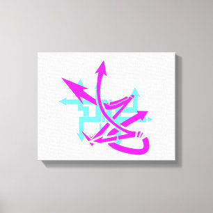 Canvas de Setas abstrato