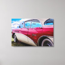 Canvas de uma Riviera do Século Buick 1955