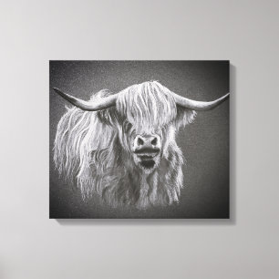 Canvas de Vaca do Highland