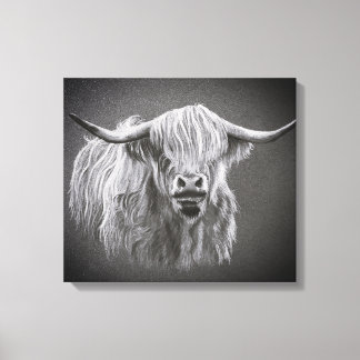 Canvas de Vaca do Highland