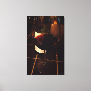 Canvas de vinho tinto