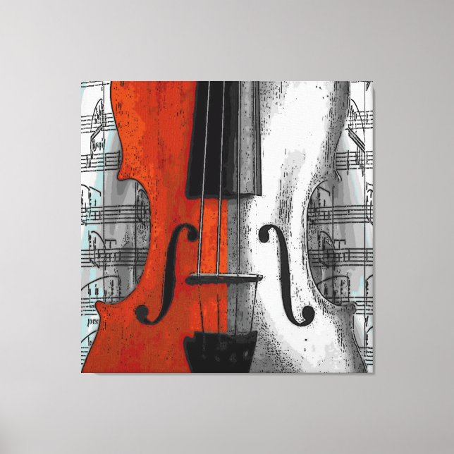 Canvas de violino (Frente)