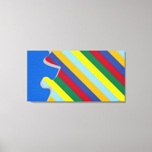 Canvas decorativa Abstrato de Pop de arte Quebra-c
