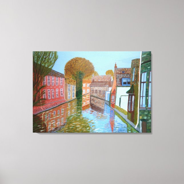 Canvas do Canal Brugge (Frente)