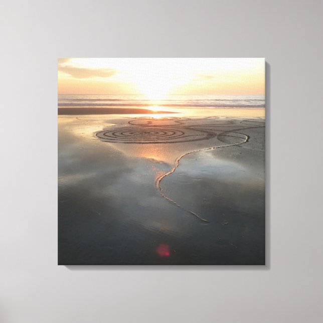 Canvas do Círculo de Areia nº 1 (Frente)