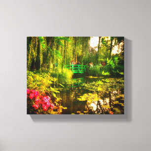 Canvas do Familiar Claude Monet Giverny Pond Lily