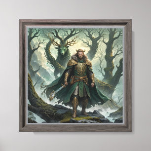 Canvas do Guerreiro do Forest Guardian - Herói Mít