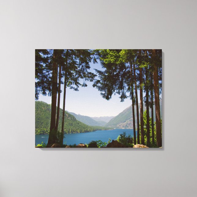 Canvas do Lago Cushman Summer (Frente)