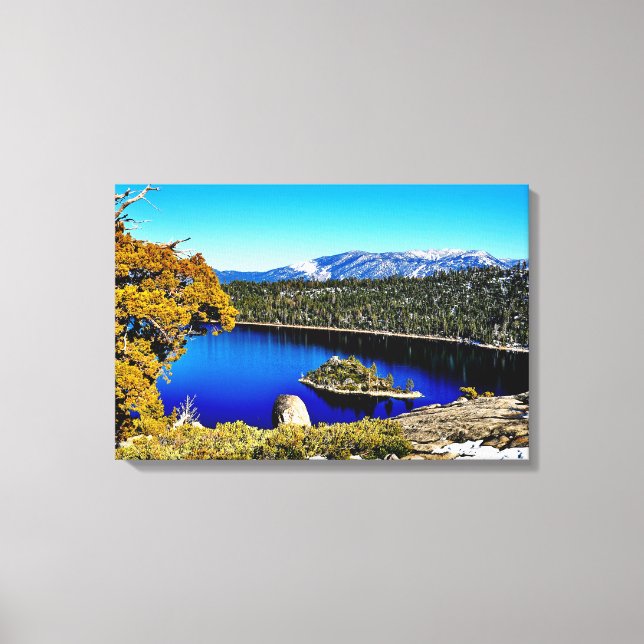 canvas DO LAGO EMERALD BAY TAHOE BONITA DE 24" X 1 (Frente)