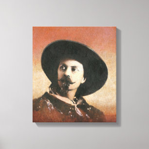 Canvas do retrato de Buffalo Bill do vintage