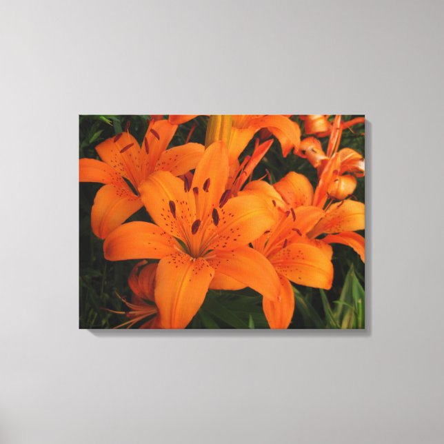 Canvas dos lírios laranja (Frente)