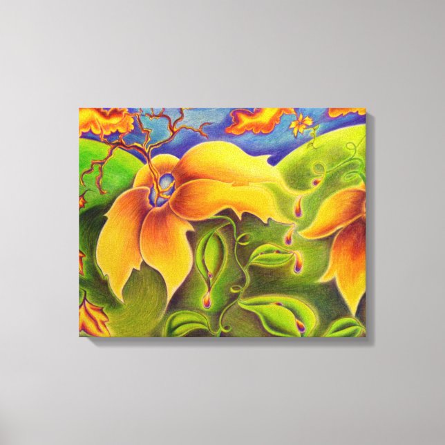 Canvas dos mundos da Flor (Frente)