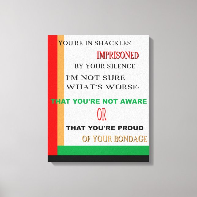 Canvas em racks (Frente)