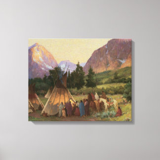Canvas Encampment Montana 1902
