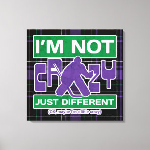 Canvas Engraçada de Goalie de Hóquei em Gelo