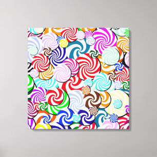 Canvas - envolvidas - colagem dos doces