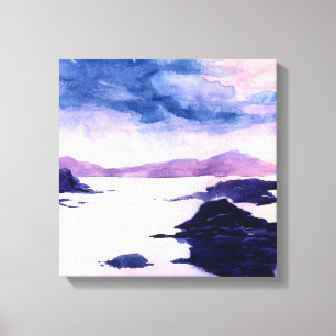 Canvas escocesas da Aquarela de Loch Lomond