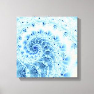 Canvas espiral azul
