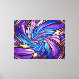 canvas espiral vívida