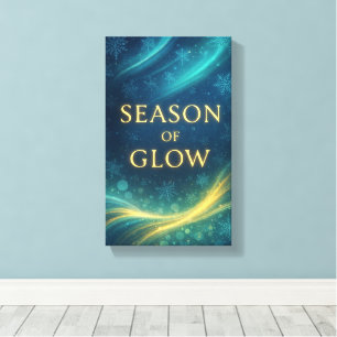 Canvas estética de inverno - decoração doméstica d