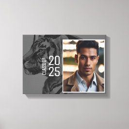 Canvas Esticada de Foto de Graduação Única